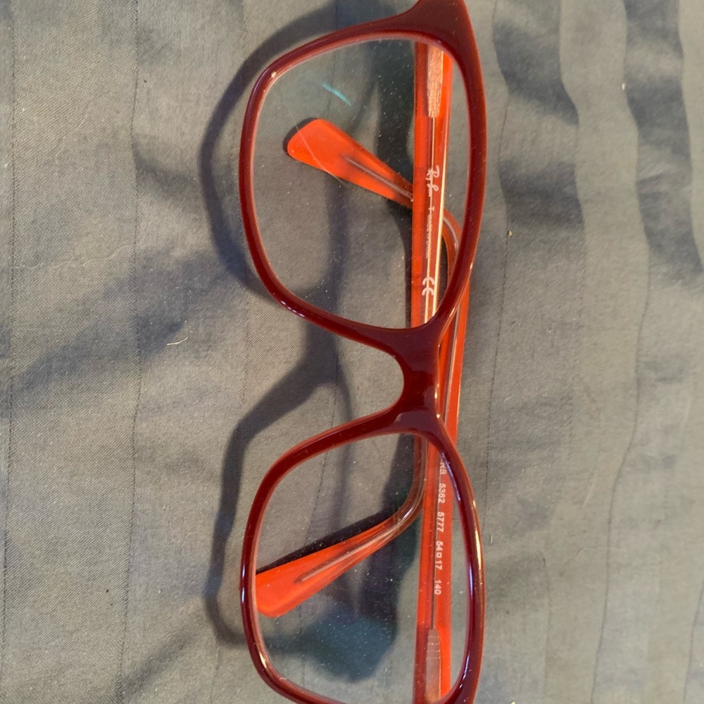Red Ray-Ban Eyeglasses